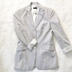 J.CREW Lightweight Blazer NWT Cotton Seersucker 2